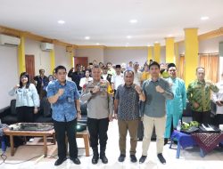 Hadiri Acara Rapat Koordinasi Pemetaan Program Pemberdayaan Masyarakat, Kapolres Pelalawan Sampaikan Penanganan Tindak Pidana Narkoba