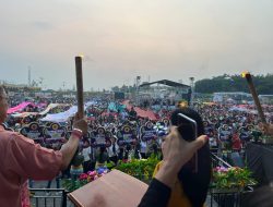 Ribuan Jemaat Hadir dalam Gelaran Bekasi Bright And Bloom di Lapangan Parkir Transera