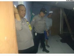 Polsek Caringin Cek Lokasi TKP Longsor Akibat Hujan Deras Landa Desa Cimande Hilir