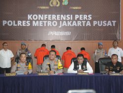 Jajaran Polres Metro Jakarta Pusat Ungkap 3 Perkara Kriminal