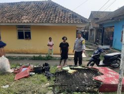 Polsek Cibungbulang Lakukan Pengecekan TKP Terkait Kebakaran di Ciaruteun Ilir, Kerugian Capai Rp 15 Juta