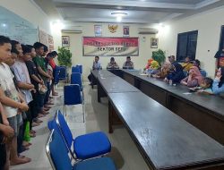 POLSEK SETU MEMBINA 12 REMAJA YANG DIDUGA AKAN MELAKUKAN AKSI TAWURAN