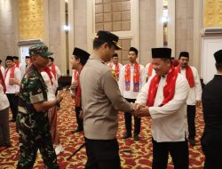Kapolrestro Depok Hadiri Pelantikan dan Pembekalan Panwascam Untuk Pemilihan Tahun 2024