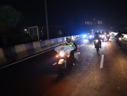 Kapolrestro Depok Terjun Langsung Pimpin Patroli Gabungan Guna Mencegah Tindak Kejahatan