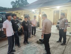 Polsek Cariu Ambil Langkah Tindakan Kepolisian Amankan Lima Pelajar Dalam Aksi Tawuran di Wilayah Cariu