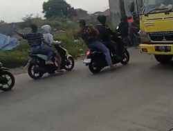 Polsek Dramaga Tindak Lanjuti Berita Viral Aksi Tawuran Pelajar Langsung Cek Lokasi Tawuran Berdasarkan Video Viral