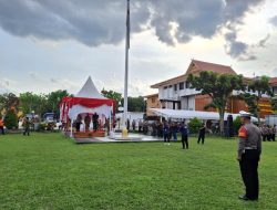 Kapolresta Pekanbaru Pimpin Apel Gelar Pasukan Dalam Rangka Pengamanan Presiden RI ke Riau