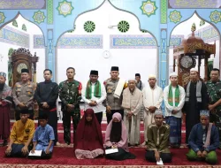 Kapolres, Bupati dan Dandim 0313 KPR laksanakan Subuh Keliling Harmoni di Pulau Terluar Kabupaten Pelalawan