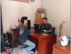 Polsek Ciawi Amankan Pelaku Diduga Pencurian Helm