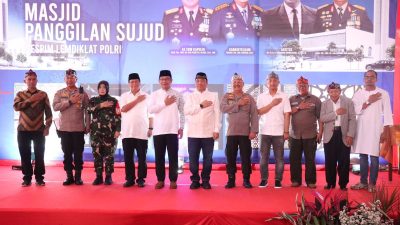Sespim Lemdiklat Polri Letakan Batu Pertama Bangun Masjid, Didesain Ridwan Kamil