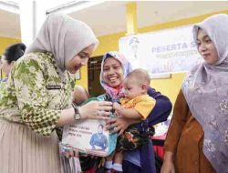 Ketua TP PKK Langkat Hadiri Sosialisasi “GEMARIKAN” di Batang Serangan Sebagai Upaya Penurunan Stunting