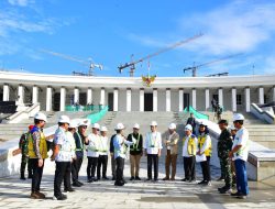 Panglima TNI Dampingi Presiden RI Groundbreaking Sejumlah Gedung di IKN
