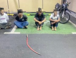 Gagalkan Tawuran, Tim Patroli Perintis Polres Jaktim Amankan Empat Remaja dan Sajam