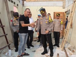 Kapolres Metro Depok Tinjau Bedah Rumah Polres Metro Depok Dalam Rangka Hari Bhayangkara Ke-78 Tahun