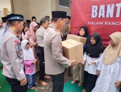 Rangkaian Hari Bhayangkara ke-78, Polisi Berbagi Bersama Yatim dan Duafa di Batuceper Tangerang