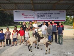 Idul Adha 1445 H, Hutama Karya Group Salurkan 196 Hewan Kurban Berkualitas