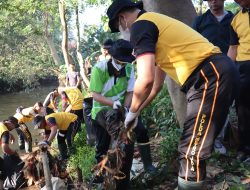 Polrestro Depok Gelar Kurve Bersama, Baksos dan Penanaman Pohon  Dalam Rangka Hari Bhayangkara Ke-78 Tahun