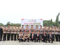 Kapolres Pelalawan Pimpin Upacara Ziarah dan Tabur Bunga di TMP Setia Negara Bhayangkara ke -78