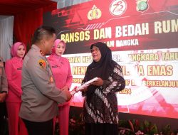 Sambut Hari Bhayangkara Ke-78 Polda Metro Jaya Gelar Bansos Dan Bedah Rumah