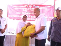 Dirresnarkoba PMJ Gelar Baksos Dalam Rangka Hari Bhayangkara Ke-78 dan Hari Anti Narkoba Internasional 2024 di Menteng Tenggulun Jakpus