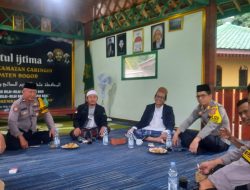 Kapolsek Caringin Polres Bogor Silaturahmi Dengan Pengurus MWC NU Kec Caringin