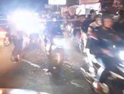 Patroli Gabungan Polsek Ciawi Bersama Instansi Terkait Antisipasi Amankan Konvoi Suporter Viking