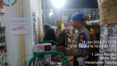 Antisipasi 3C, Polsek Tapung Gencar Laksanakan Patroli Dialogis