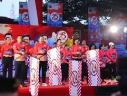 Jaksa Agung Bersama Kapolri, Menkopolhukam dan KSAD Flag Off Membuka Kegiatan Jalan Santai Bhayangkara Fun Walk 2024