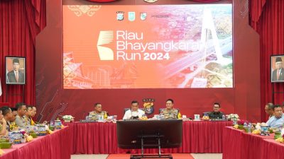 Polda Riau Gelar Rapat Koordinasi Kegiatan Ivent Riau Bhayangkara Run (RBR) 2024