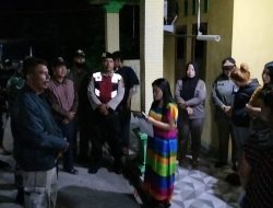Ciptakan Situasi Kondusif, Polsek Tualang Bersama Upika Lakukan Patroli Bersama