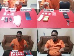 Empat Pelaku Narkoba Diringkus Satnarkoba Polres Kampar