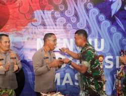 Surprise Jajaran TNI Kepada Polres Metro Jakarta Timur di HUT Bhayangkara ke -78