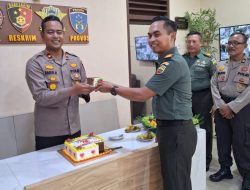 Momentum HUT Bhayangkara ke-78, Kapten Arm Febrizal dan Kapten Arh Bagus Dwi Andrianto ST Han Sambangi Mapolsek Limapuluh