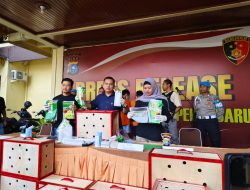 Polresta Pekanbaru Berhasil Mengungkap Penyelundupan Sabu Modus Disimpan Dalam Kandang Ayam