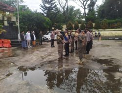 Apel Gabungan Kesiapan Pengamanan Perayaan Tahun Baru Islam 1446 H di Wilayah Hukum Polsek Cijeruk Bersama TNI dan Forkompicam