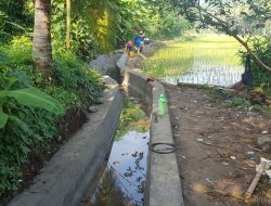 Kades Bantargadung Mengaku Senang Atas Pembangunan Irigasi Pertanian