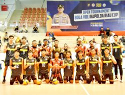 Team Volly Putra Polres Kampar, Hari ini Jalani Partai Final Open Tournament Bola Voli Kapolda Riau Cup