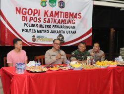 Ngopi Kamtibmas di Kapuk Muara, Kapolres Ajak Warga Damai Bertetangga