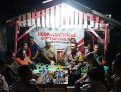 Kapolres dan Wakapolres Metro Bekasi Gelar Ngopi Kamtibmas, Disambut Antusias Warga