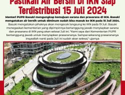 Kementerian PUPR Pastikan Air Bersih Di IKN Siap Terdistribusi 15 Juli 2024