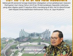 80 Personel Nakes Siaga Untuk Upacara HUT Ke-79 RI Di Ibu Kota Nusantara