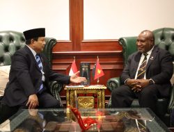 Menhan Prabowo Terima Kunjungan PM Papua Nugini, Bahas Kerja Sama Pertahanan