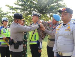 Kapolres Pelalawan Pimpin Apel Gelar Pasukan Operasi Patuh LK 2024