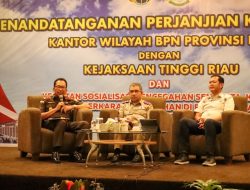 Kajati Riau Jadi Narasumber Sosialisasi Pencegahan Sengketa, Konflik dan Perkara Pertanahan 