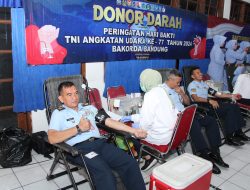 Donor Darah Menyambut Hari Bakti TNI AU ke-77: Wujud Solidaritas dan Kepedulian Sosial