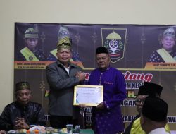 Kapolres Pelalawan Bersilaturahmi dan Mohon Diri dengan Pengurus Lembaga Adat Melayu