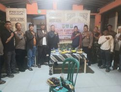 Ngopi  Bareng  Warga Tajur, Kapolsek Ciledug Sampaikan Pesan Kamtibmas