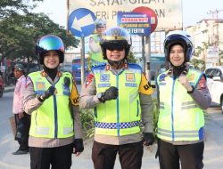 Pastikan Pelaksanaan Operasi Patuh LK Tahun 2024 Berjalan Aman dan Kondusif, Kapolres Pelalawan Cek Langsung Kelapangan dengan Sepeda Motor