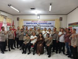Pisah Sambut Kapolsek Senapelan Penuh Rasa Haru Dalam Perpisahan