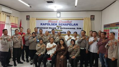 Pisah Sambut Kapolsek Senapelan Penuh Rasa Haru Dalam Perpisahan